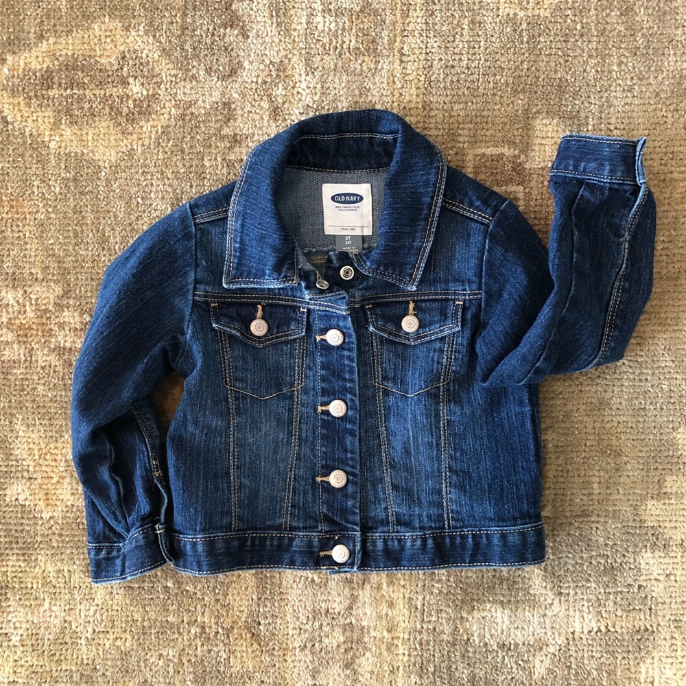 Old navy denim jacket. 2T. EUC